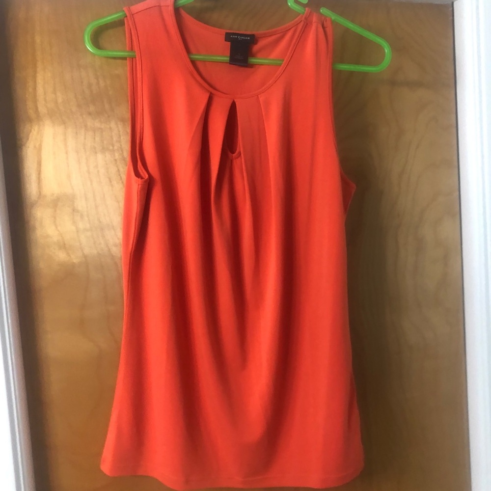 Ann Taylor work sleeveless blouse